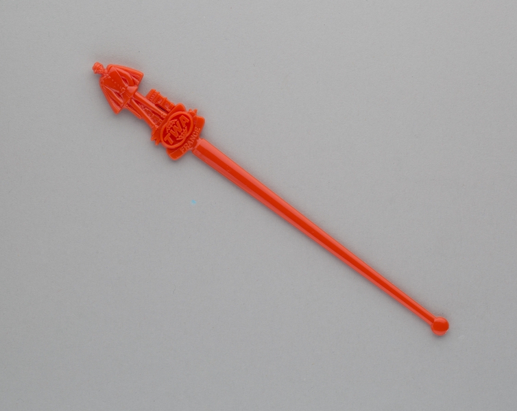 Image: swizzle stick: TWA (Trans World Airlines), France