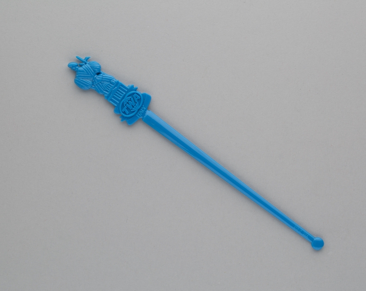Image: swizzle stick: TWA (Trans World Airlines), Italy