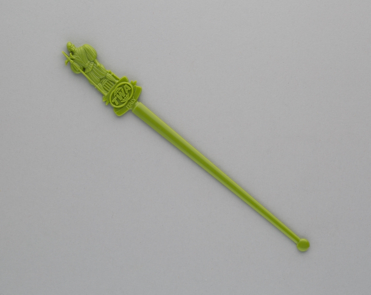 Image: swizzle stick: TWA (Trans World Airlines), Italy