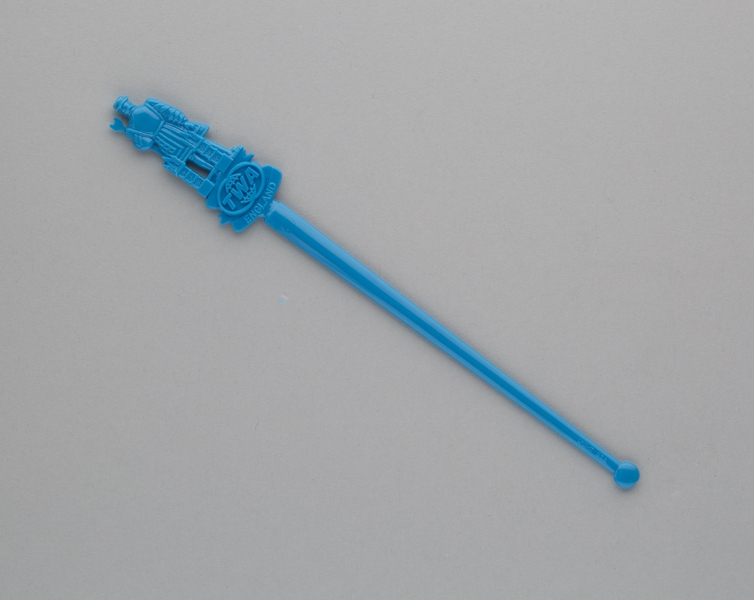 Image: swizzle stick: TWA (Trans World Airlines), England