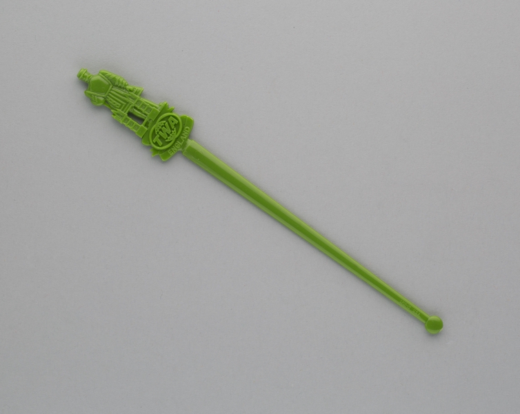 Image: swizzle stick: TWA (Trans World Airlines), England