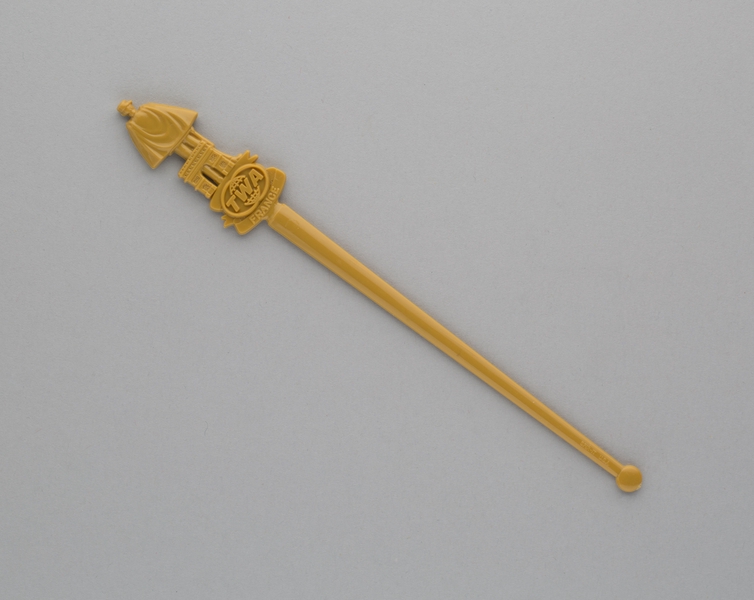 Image: swizzle stick: TWA (Trans World Airlines), France