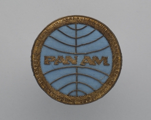 Image: uniform badge: Pan American World Airways, Clipper Club
