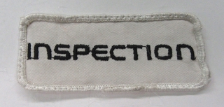 Image: uniform patch: United Airlines, Inspection