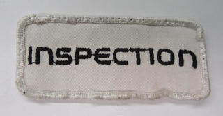 Image: uniform patch: United Airlines, Inspection