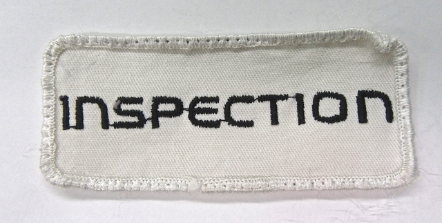 Uniform patch: United Airlines, Inspection