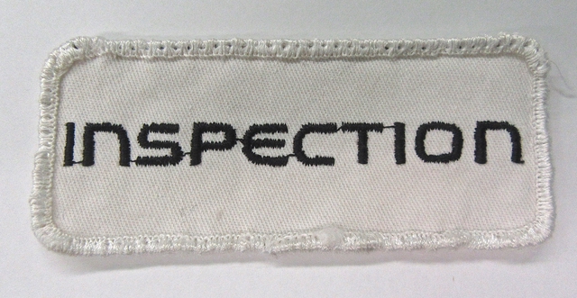 Uniform patch: United Airlines, Inspection