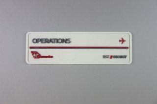 Image: uniform patch: Virgin America, Operations