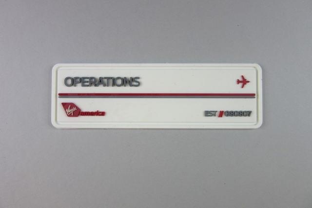 Uniform patch: Virgin America, Operations