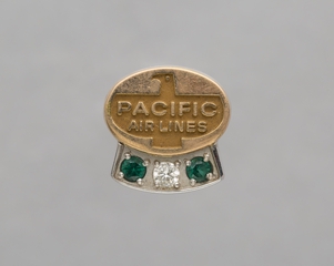Image: service pin: Pacific Air Lines, 20 years