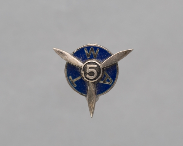 Service pin: TWA (Transcontinental & Western Air), 5 years