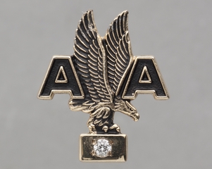 Image: service pin: American Airlines, 10 year