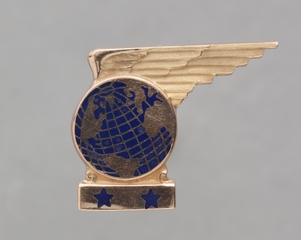 Image: service pin: Pan American World Airways, 10 years