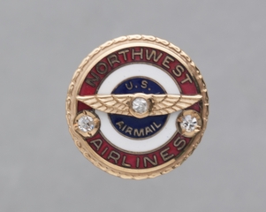 Image: service pin: Northwest Airlines, 30 years