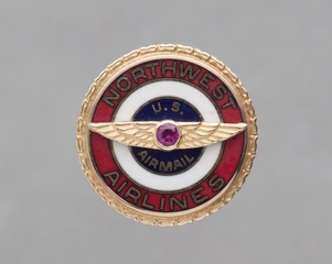 Image: service pin: Northwest Airlines, 5 years