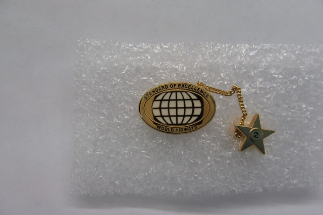 Service pin: World Airways, 2 years