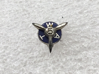 Image: service pin: TWA (Transcontinental & Western Air), 5 years
