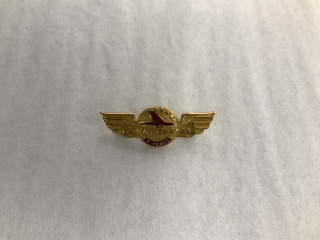 Service pin: Capital Airlines, 5 years