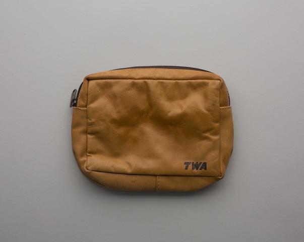 Amenity kit cover: TWA (Trans World Airlines)