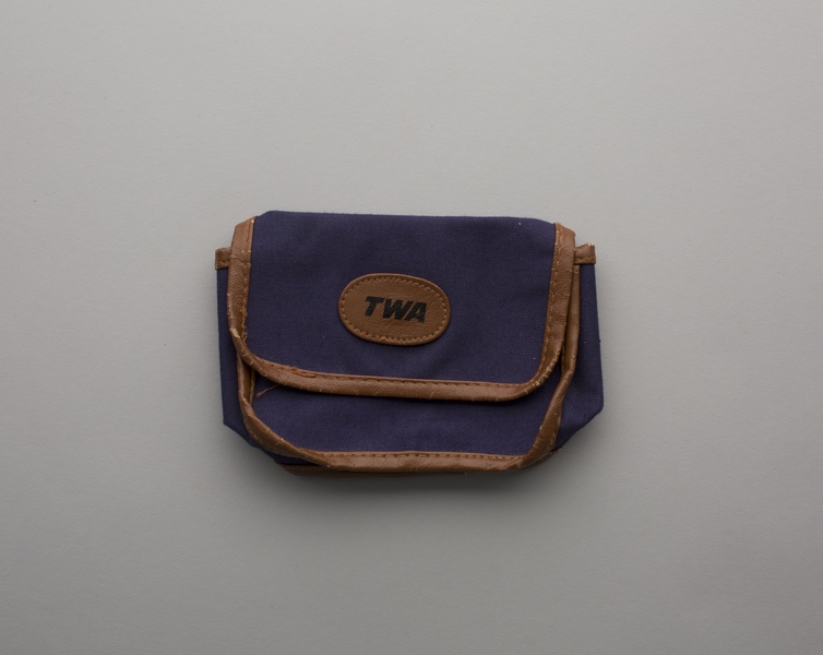 Image: amenity kit cover: TWA (Trans World Airlines)