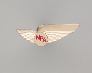 Image: flight attendant wings: Northern Pacific Airlines