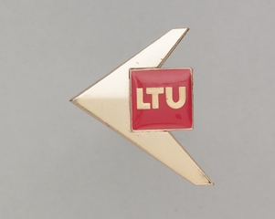 Image: flight attendant wings: LTU International Airlines