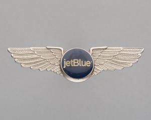 Image: flight attendant wings: JetBlue Airways