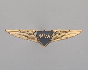 Image: stewardess wings: Mississippi Valley Airlines