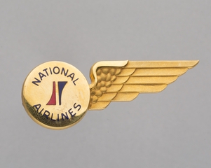 Image: stewardess wing: National Airlines