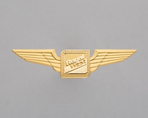 Image: flight attendant wings: Royal West Airlines