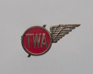 Image: air hostess wing: Transcontinental & Western Air (TWA)