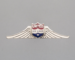 Image: male courier wings: United Air Lines