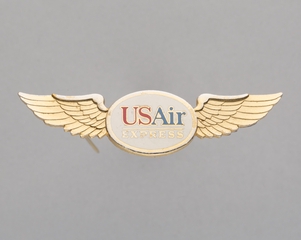 Image: flight attendant wing: USAir, Express