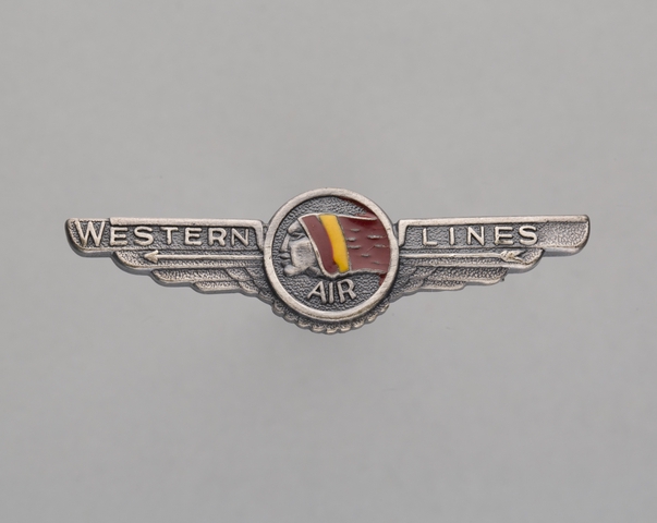 Stewardess wings: Western Air Lines