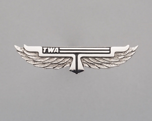 Image: flight attendant wings: TWA (Trans World Airlines)
