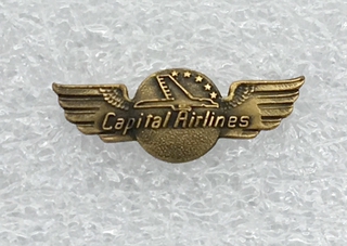 Image: stewardess wings: Capital Airlines