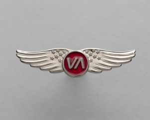 Image: flight attendant wings: Virgin America