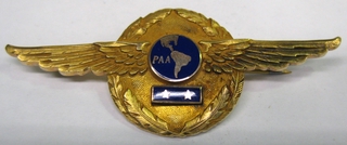 Image: flight officer wings: Pan American Airways, senior pilot