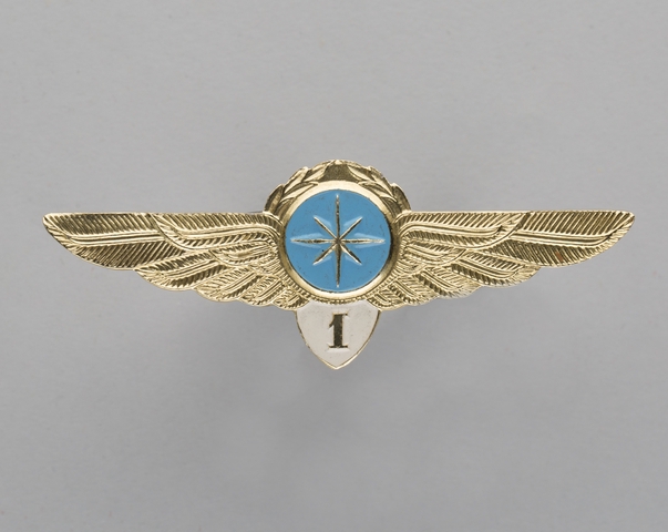 Flight officer wings: Aeroflot Soviet Airlines, navigator first class