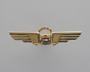 Image: flight officer wings: United Airlines, 1-9 years service