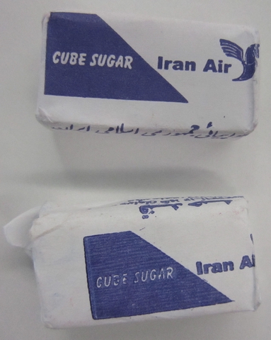 Sugar cubes: Iran Air
