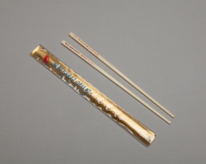 Image: chopsticks with sleeve: Northwest Orient Airlines