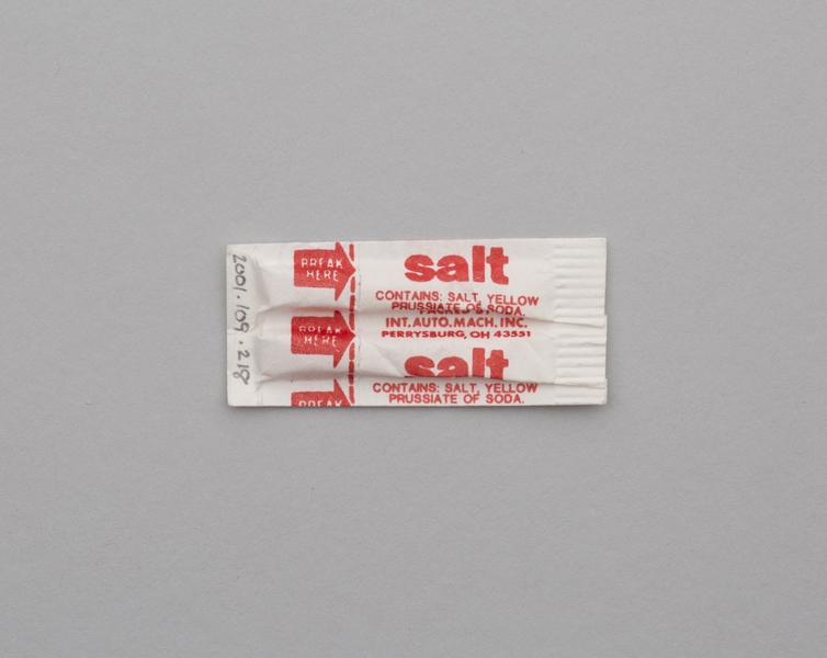 Image: salt packet: American Airlines