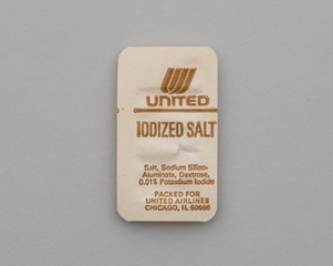 Image: salt packet: United Airlines