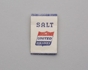 Image: salt packet: United Air Lines