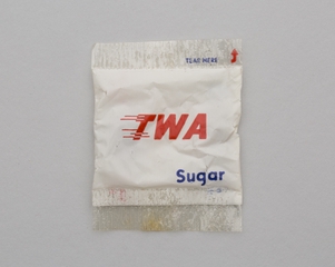 Image: sugar packet: TWA (Trans World Airlines)