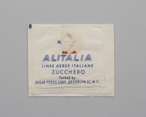 Image: sugar packet: Alitalia