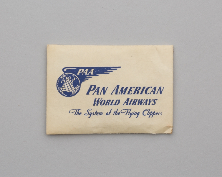 Image: sugar packet: Pan American World Airways