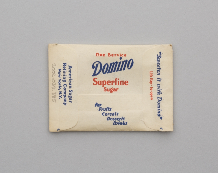 Image: sugar packet: Pan American World Airways