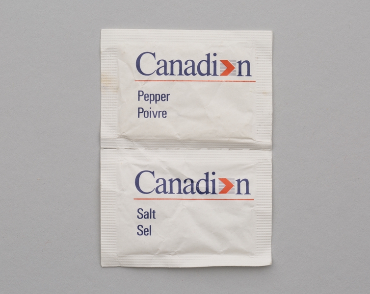 Image: salt and pepper packets: Canadian Pacific Airlines